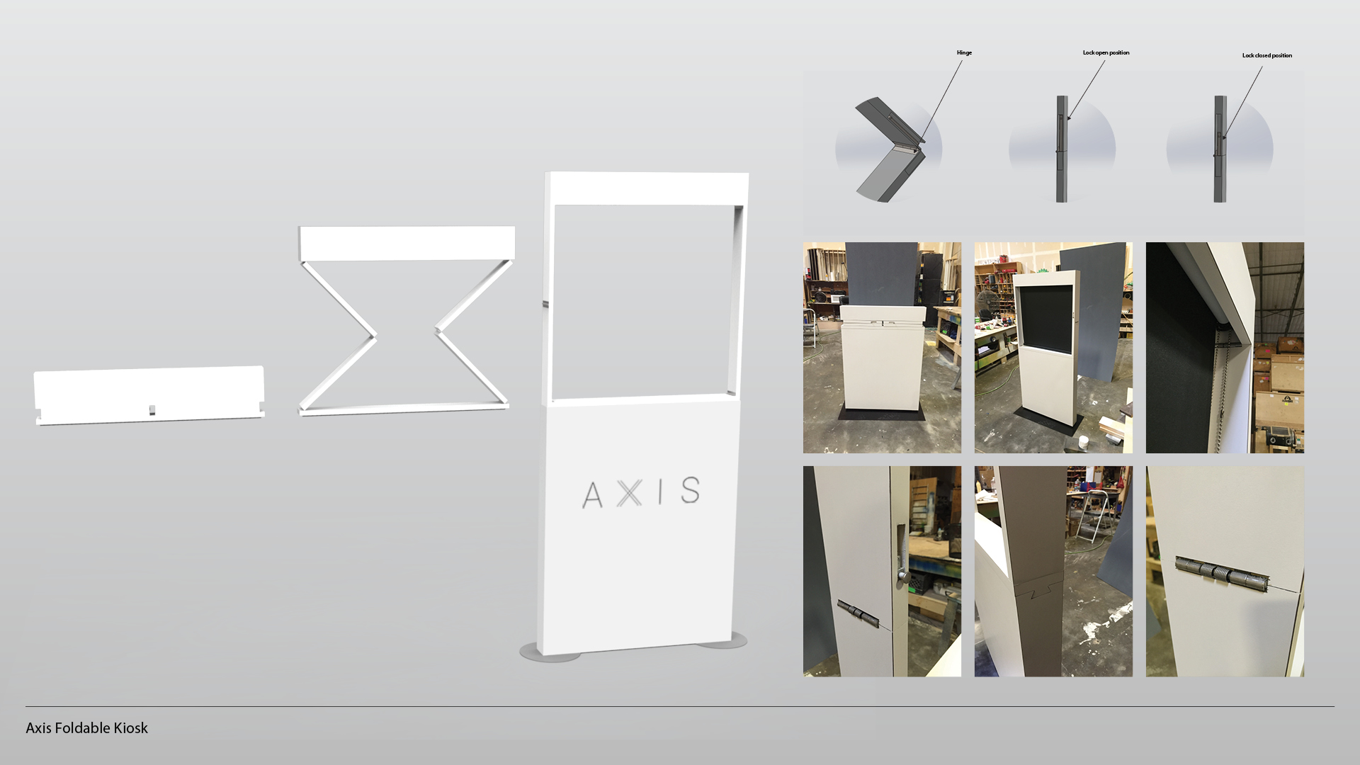 Axis Foldable Kiosk